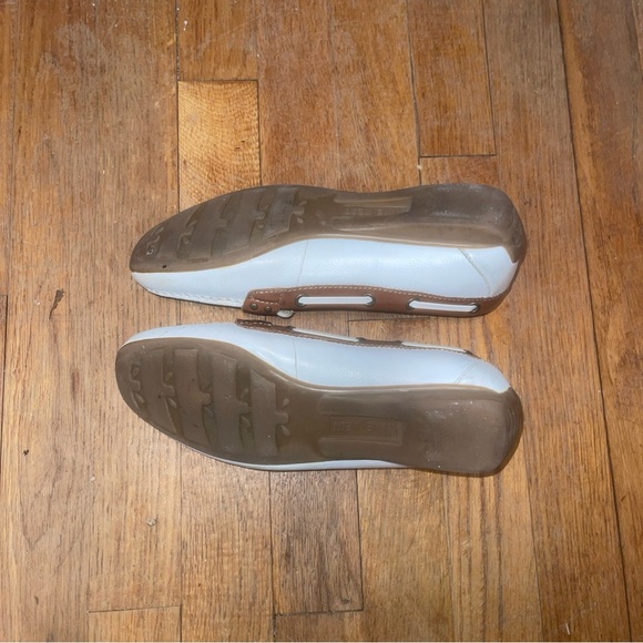 Nine‎ West Loafers White With Brown Leather Women's 7 - Picture 5 of 5